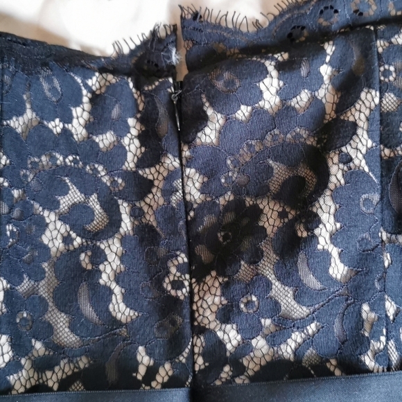 Robert Rodriguez Black Lace Strapless Dress 6 - Picture 5 of 11